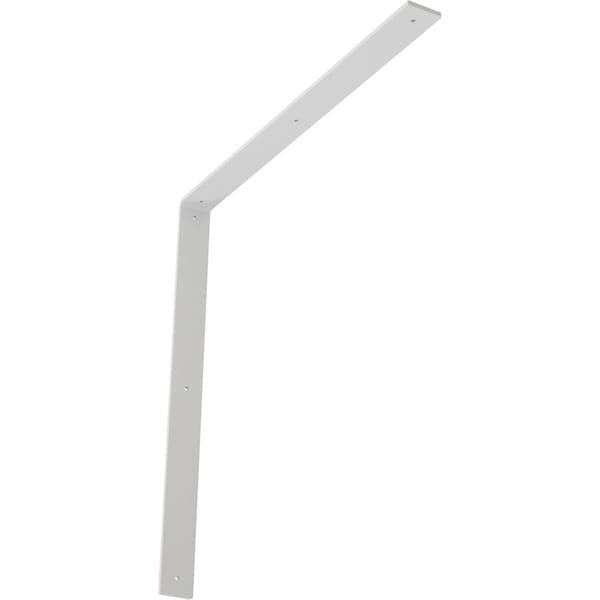 Ekena Millwork Hamilton Steel Bracket, White Primer 2"W x 24"D x 24"H BKTM02X24X24HAPWH - main